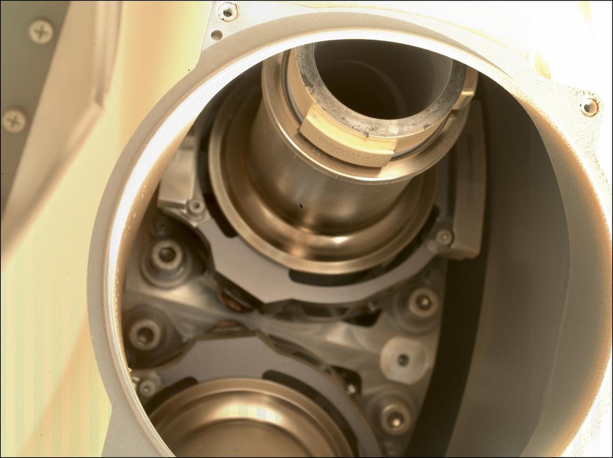 This image was taken by SHERLOC_WATSON onboard NASA's Mars rover Perseverance on Sol 531