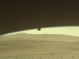 View image taken on Mars, Mars Perseverance Sol 532: Front Left Hazard Avoidance Camera (Hazcam)