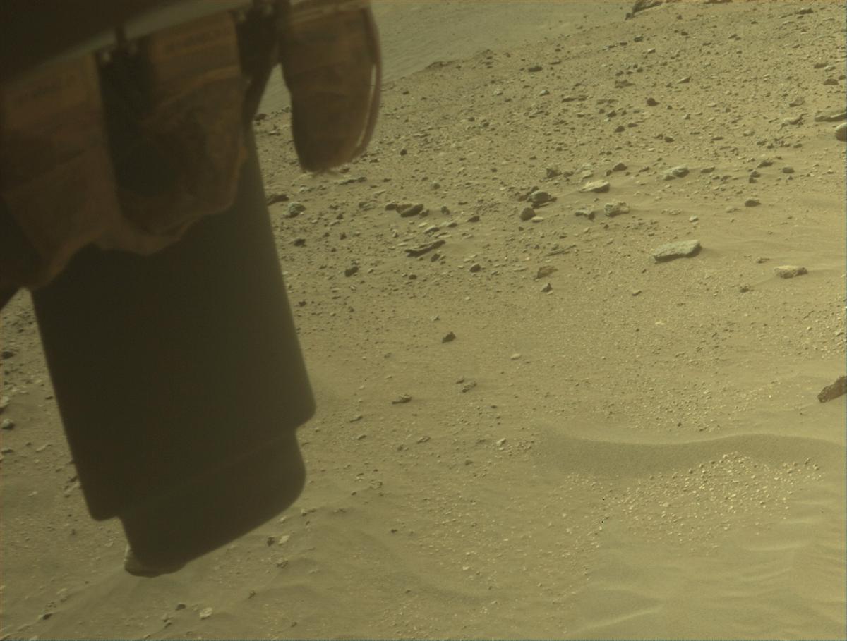 This image was taken by FRONT_HAZCAM_LEFT_A onboard NASA's Mars rover Perseverance on Sol 532