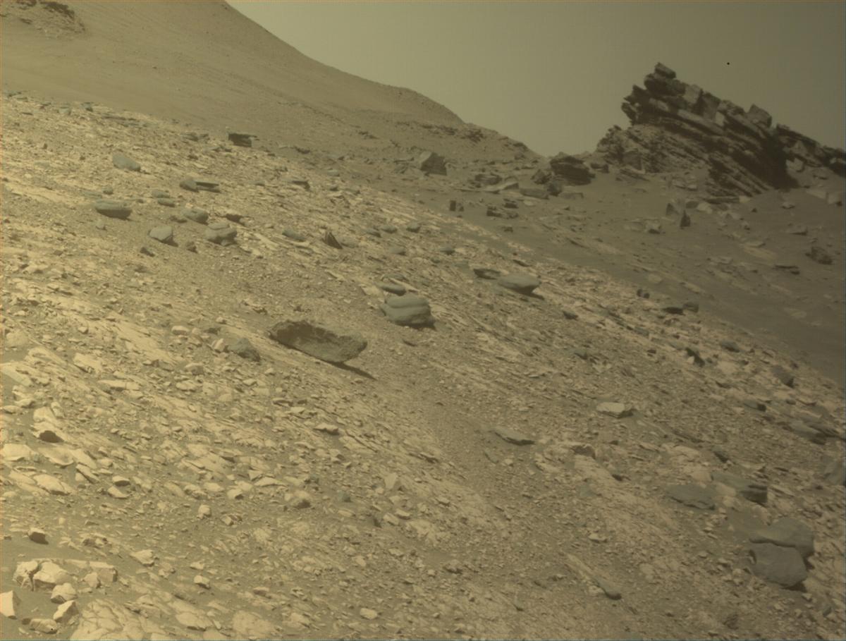 This image was taken by FRONT_HAZCAM_LEFT_A onboard NASA's Mars rover Perseverance on Sol 532
