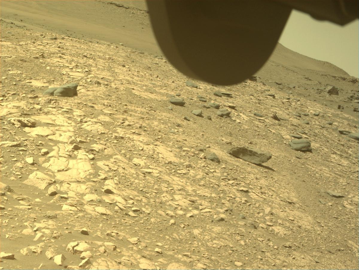 This image was taken by FRONT_HAZCAM_RIGHT_A onboard NASA's Mars rover Perseverance on Sol 532