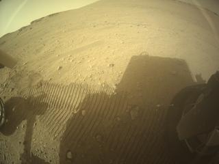 View image taken on Mars, Mars Perseverance Sol 535: Rear Right Hazard Avoidance Camera (Hazcam)