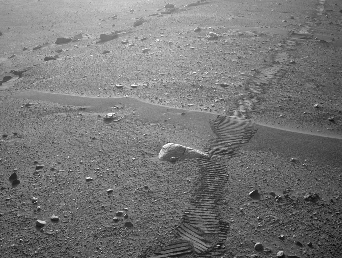 This image was taken by NAVCAM_LEFT onboard NASA's Mars rover Perseverance on Sol 536