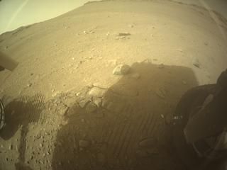 View image taken on Mars, Mars Perseverance Sol 536: Rear Right Hazard Avoidance Camera (Hazcam)
