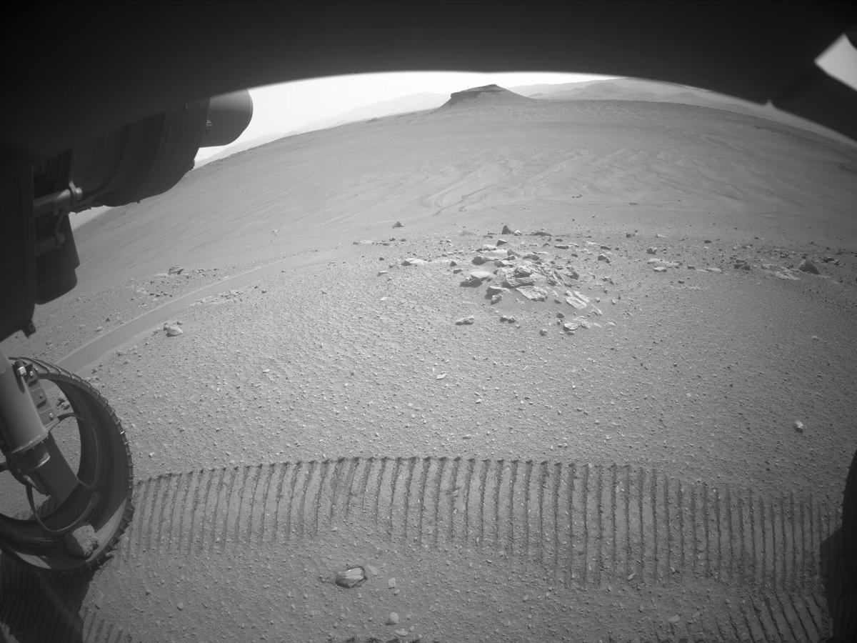 This image was taken by FRONT_HAZCAM_LEFT_A onboard NASA's Mars rover Perseverance on Sol 537