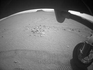 View image taken on Mars, Mars Perseverance Sol 537: Front Right Hazard Avoidance Camera (Hazcam)