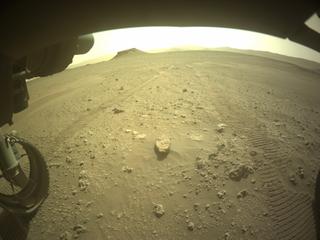 View image taken on Mars, Mars Perseverance Sol 538: Front Left Hazard Avoidance Camera (Hazcam)