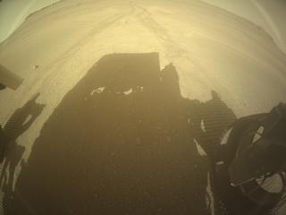 View image taken on Mars, Mars Perseverance Sol 538: Rear Right Hazard Avoidance Camera (Hazcam)