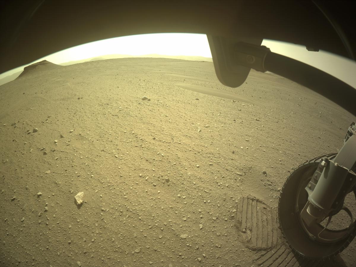 This image was taken by FRONT_HAZCAM_RIGHT_A onboard NASA's Mars rover Perseverance on Sol 539