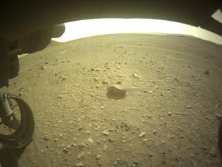 View image taken on Mars, Mars Perseverance Sol 541: Front Left Hazard Avoidance Camera (Hazcam)