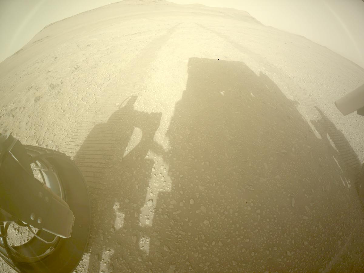 This image was taken by REAR_HAZCAM_LEFT onboard NASA's Mars rover Perseverance on Sol 541