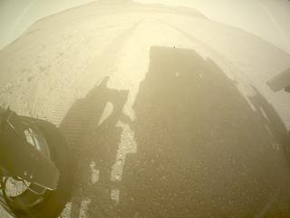 View image taken on Mars, Mars Perseverance Sol 541: Rear Left Hazard Avoidance Camera (Hazcam)