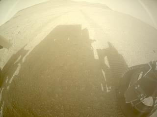 View image taken on Mars, Mars Perseverance Sol 541: Rear Right Hazard Avoidance Camera (Hazcam)