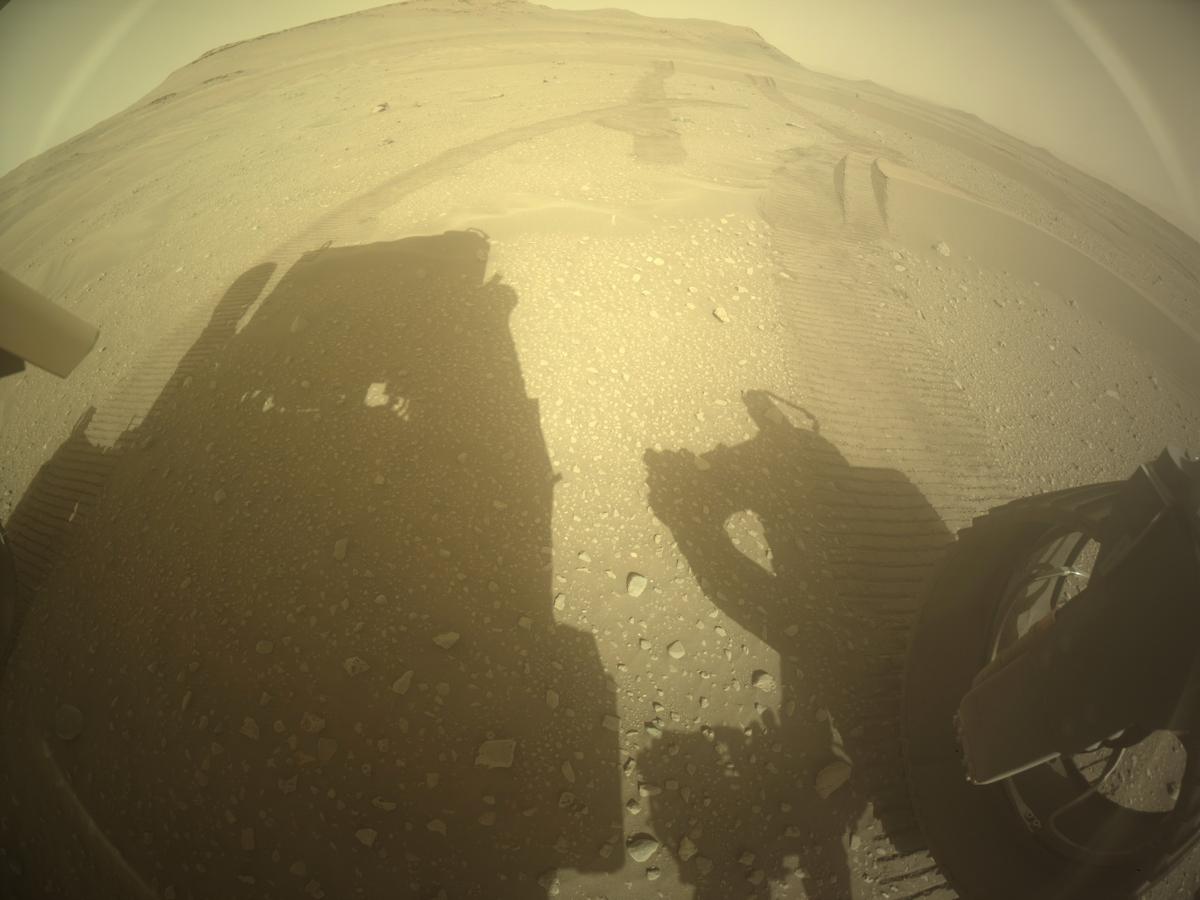This image was taken by REAR_HAZCAM_RIGHT onboard NASA's Mars rover Perseverance on Sol 542