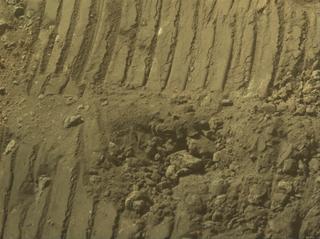 View image taken on Mars, Mars Perseverance Sol 545: Front Left Hazard Avoidance Camera (Hazcam)