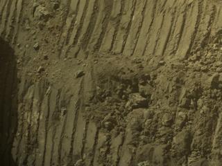 View image taken on Mars, Mars Perseverance Sol 545: Front Right Hazard Avoidance Camera (Hazcam)
