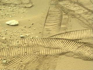 View image taken on Mars, Mars Perseverance Sol 545: Right Navigation Camera (Navcam)