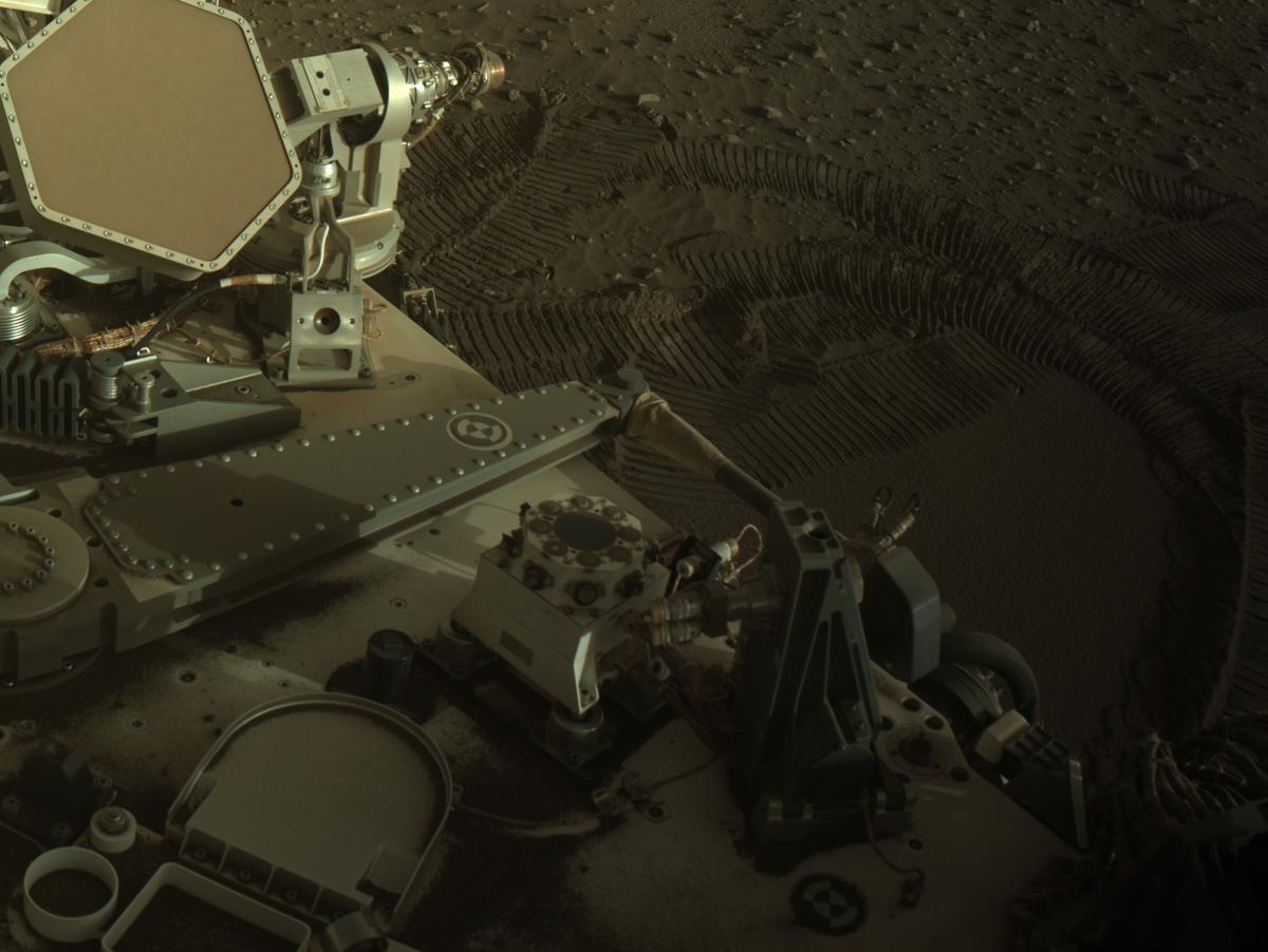 This image was taken by NAVCAM_RIGHT onboard NASA's Mars rover Perseverance on Sol 549