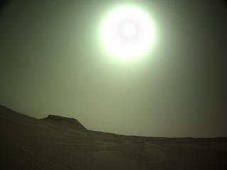 View image taken on Mars, Mars Perseverance Sol 550: Left Navigation Camera (Navcam)