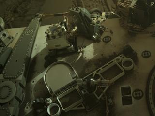 View image taken on Mars, Mars Perseverance Sol 551: Left Navigation Camera (Navcam)