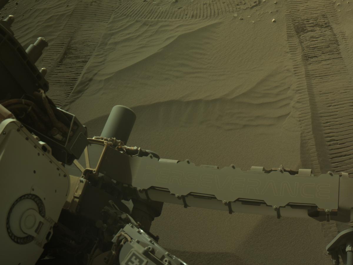 This image was taken by NAVCAM_LEFT onboard NASA's Mars rover Perseverance on Sol 551