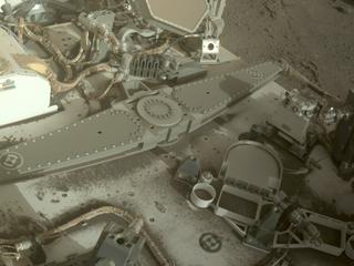 View image taken on Mars, Mars Perseverance Sol 555: Left Navigation Camera (Navcam)