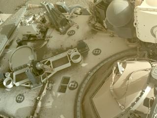 View image taken on Mars, Mars Perseverance Sol 555: Right Navigation Camera (Navcam)
