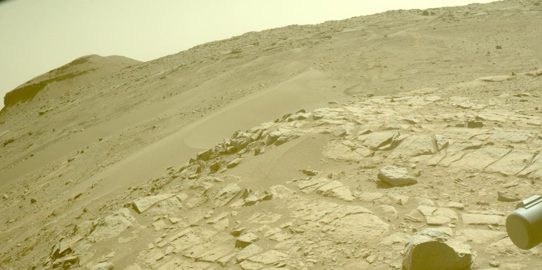 This image was taken by FRONT_HAZCAM_LEFT_A onboard NASA's Mars rover Perseverance on Sol 562