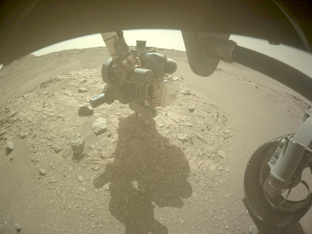 This image was taken by FRONT_HAZCAM_RIGHT_A onboard NASA's Mars rover Perseverance on Sol 562