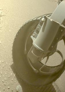 View image taken on Mars, Mars Perseverance Sol 562: Front Right Hazard Avoidance Camera (Hazcam)