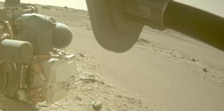View image taken on Mars, Mars Perseverance Sol 562: Front Right Hazard Avoidance Camera (Hazcam)