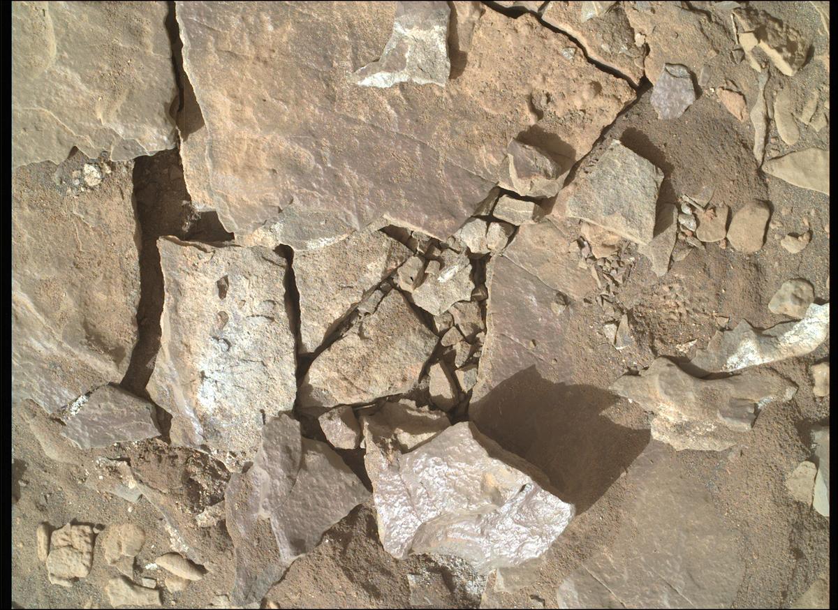 This image was taken by SHERLOC_WATSON onboard NASA's Mars rover Perseverance on Sol 564