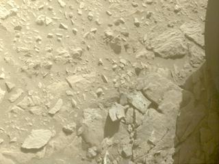 View image taken on Mars, Mars Perseverance Sol 565: Front Left Hazard Avoidance Camera (Hazcam)