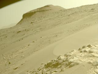 View image taken on Mars, Mars Perseverance Sol 565: Front Right Hazard Avoidance Camera (Hazcam)