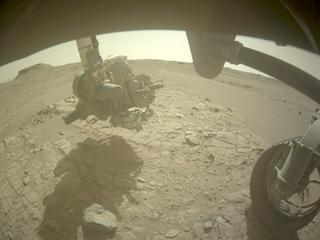 View image taken on Mars, Mars Perseverance Sol 566: Front Right Hazard Avoidance Camera (Hazcam)