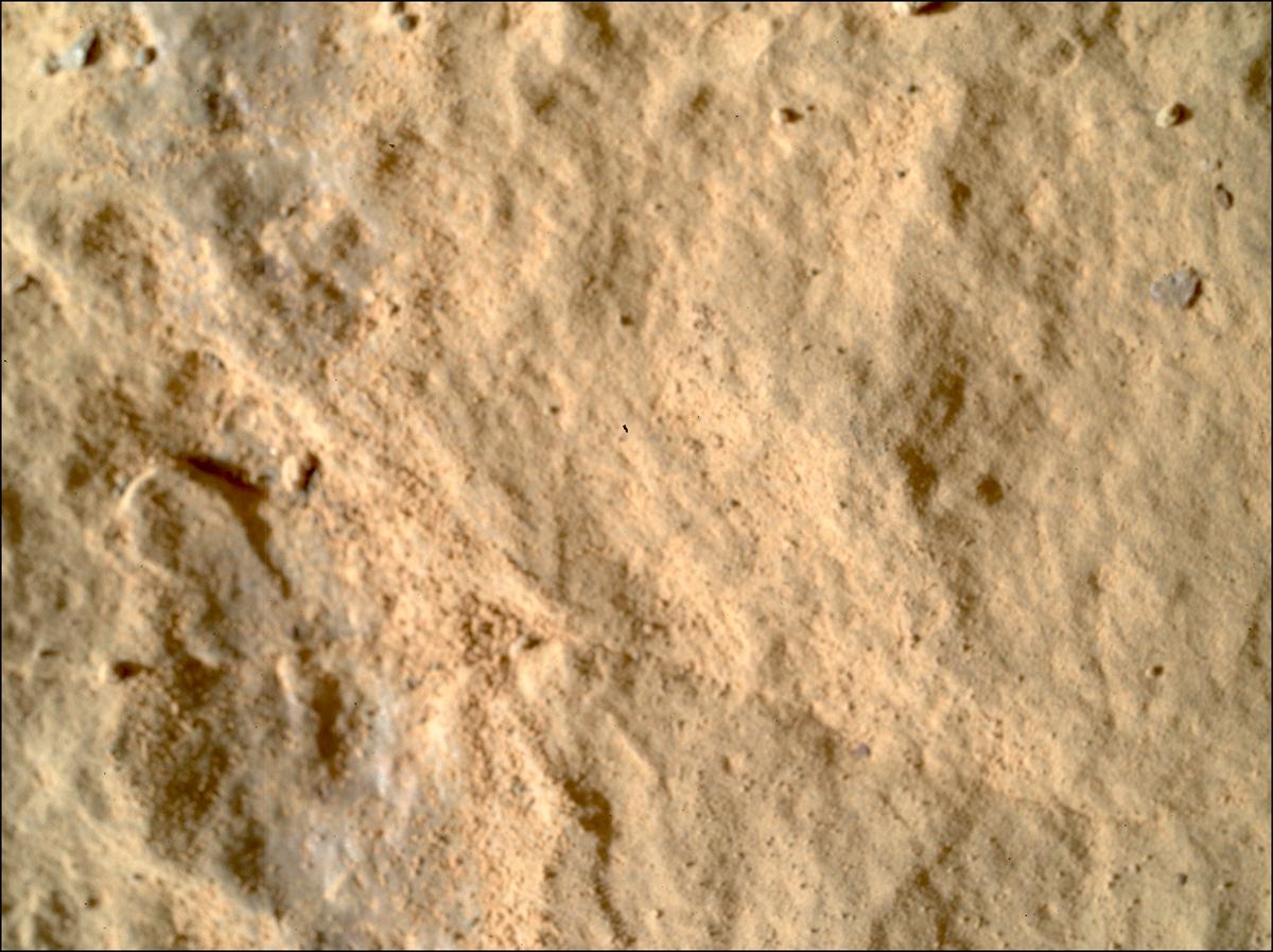 This image was taken by SHERLOC_WATSON onboard NASA's Mars rover Perseverance on Sol 570