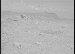 View image taken on Mars, Mars Perseverance Sol 572: Left Mastcam-Z Camera