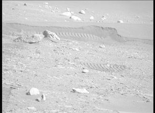 View image taken on Mars, Mars Perseverance Sol 572: Left Mastcam-Z Camera