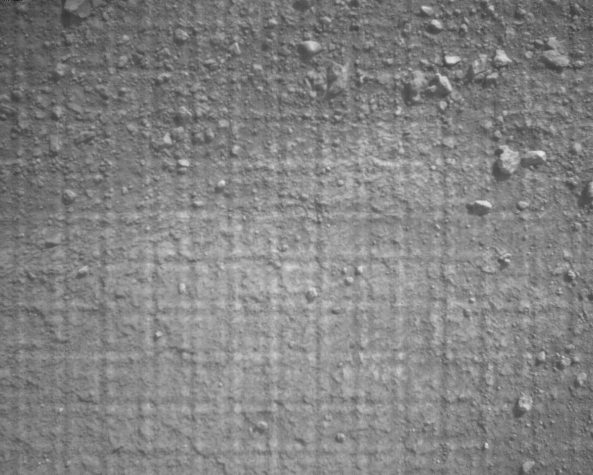 This image was taken by EDL_RDCAM onboard NASA's Mars rover Perseverance on Sol 575