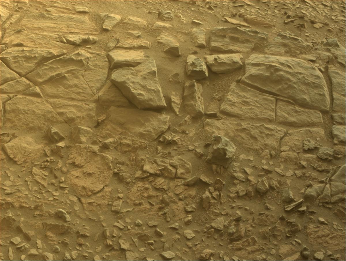 This image was taken by FRONT_HAZCAM_RIGHT_A onboard NASA's Mars rover Perseverance on Sol 575