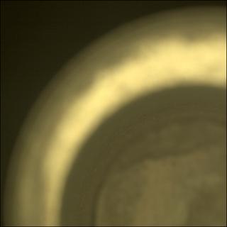 View image taken on Mars, Mars Perseverance Sol 579: Sample Caching System Camera (CacheCam)