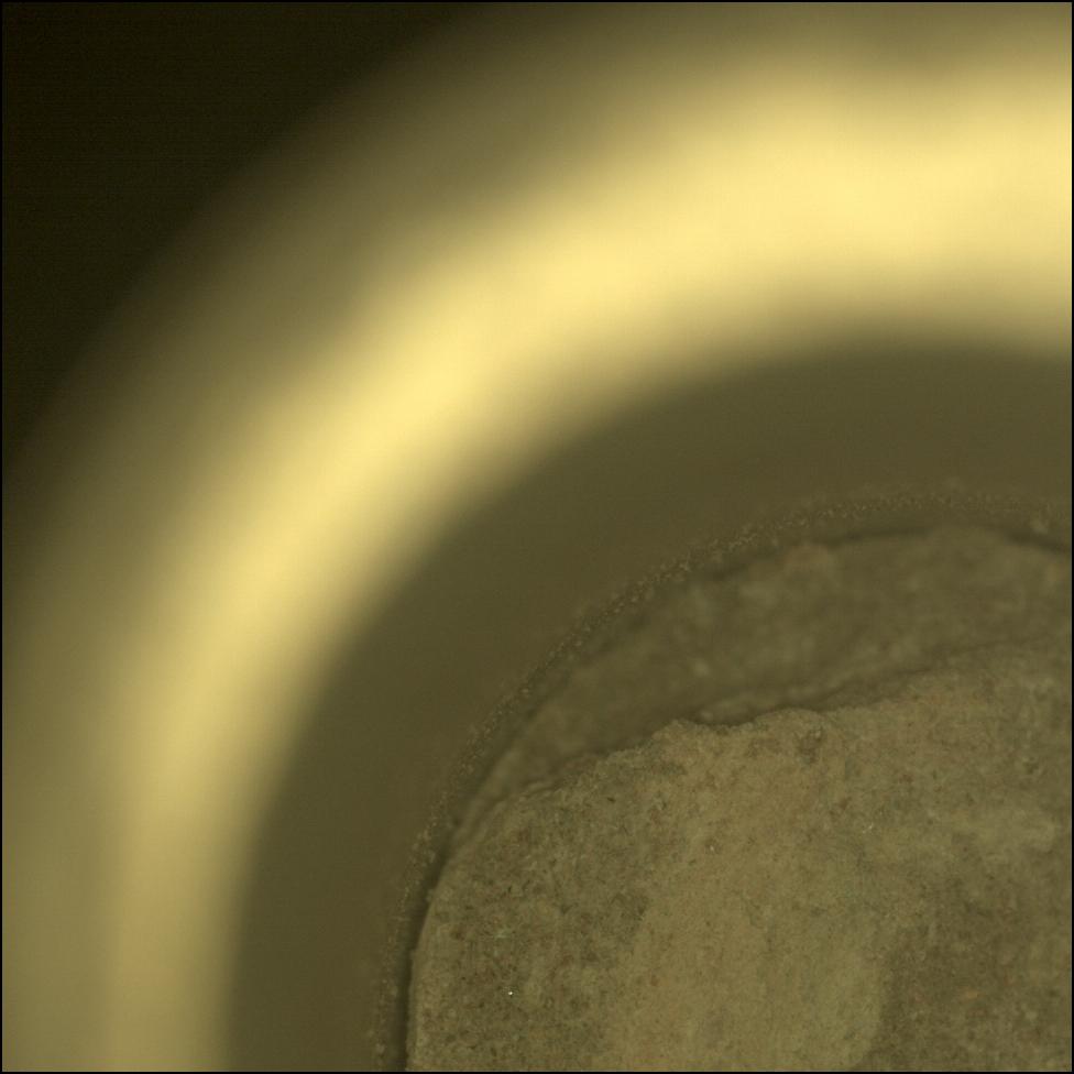 This image was taken by CACHECAM onboard NASA's Mars rover Perseverance on Sol 579