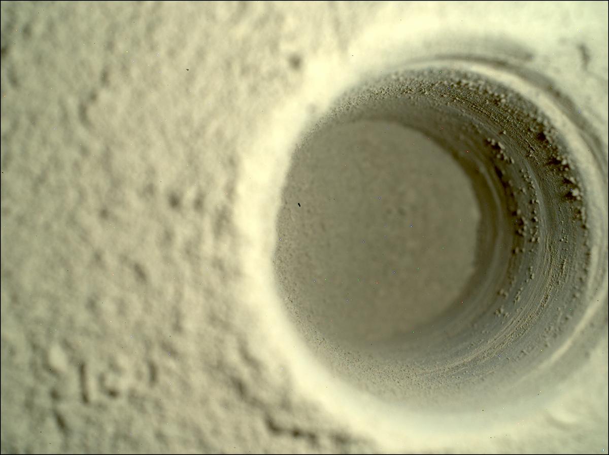 This image was taken by SHERLOC_WATSON onboard NASA's Mars rover Perseverance on Sol 582