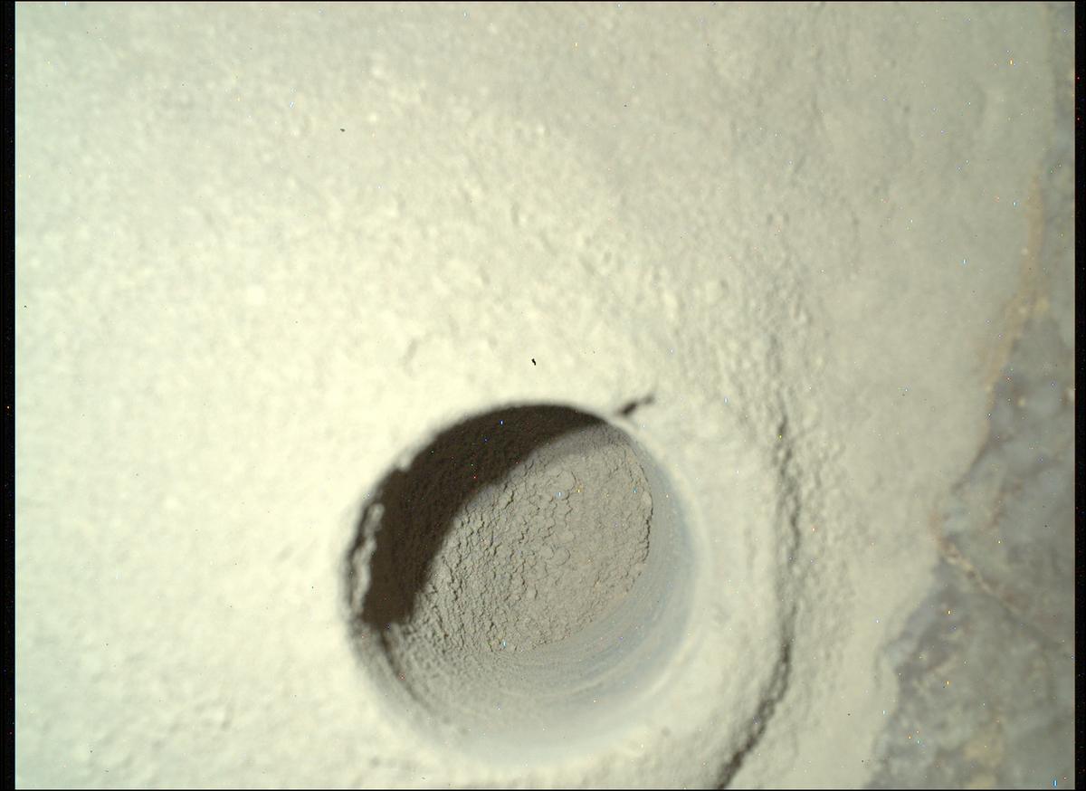 This image was taken by SHERLOC_WATSON onboard NASA's Mars rover Perseverance on Sol 582