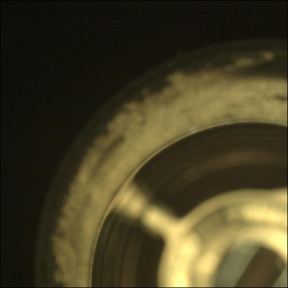 This image was taken by CACHECAM onboard NASA's Mars rover Perseverance on Sol 586