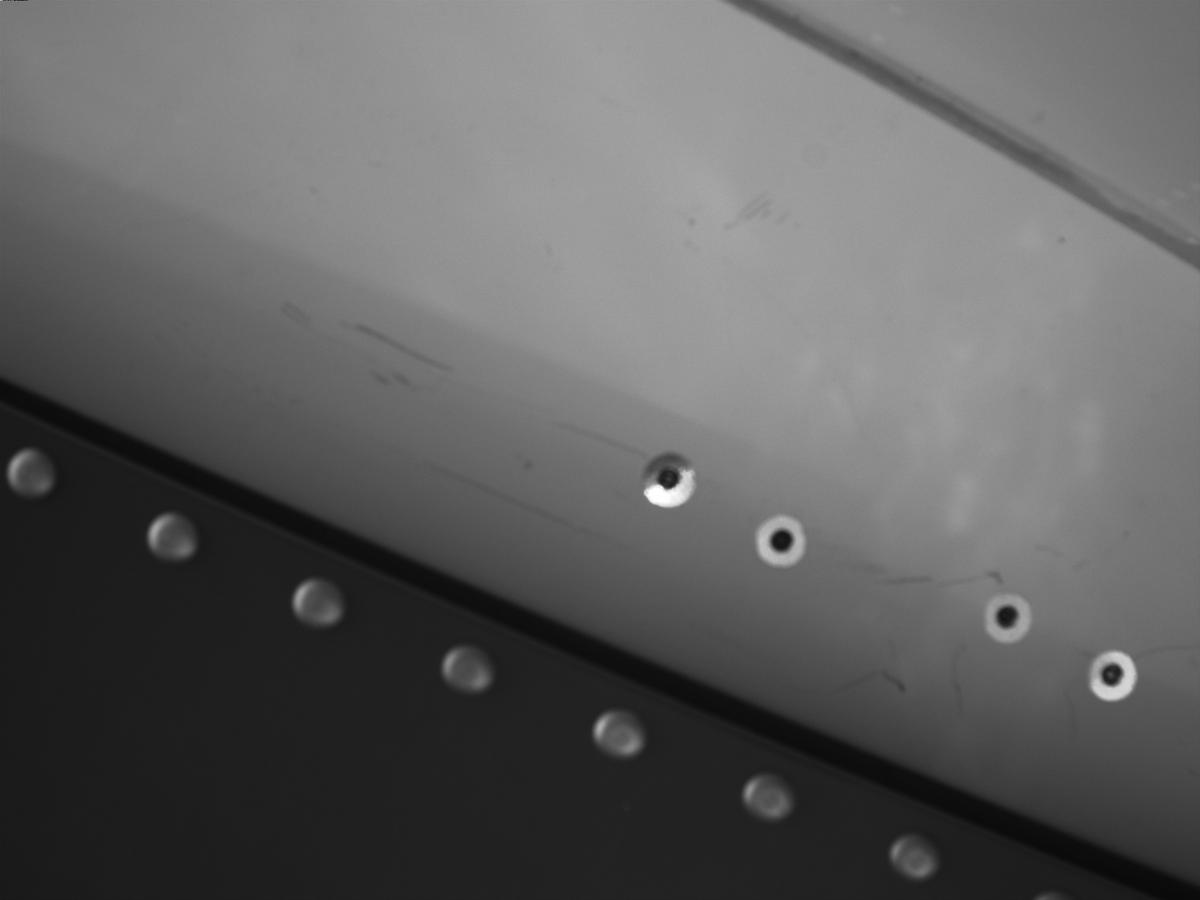 This image was taken by EDL_DDCAM onboard NASA's Mars rover Perseverance on Sol 586