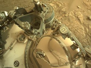 View image taken on Mars, Mars Perseverance Sol 586: Left Navigation Camera (Navcam)