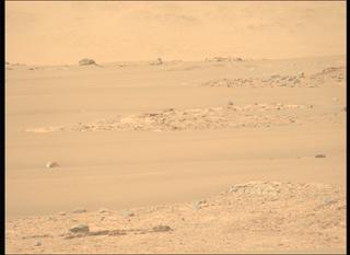 View image taken on Mars, Mars Perseverance Sol 588: Left Mastcam-Z Camera