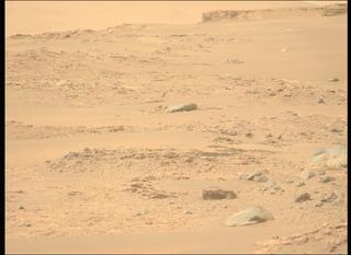View image taken on Mars, Mars Perseverance Sol 588: Left Mastcam-Z Camera