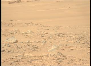 View image taken on Mars, Mars Perseverance Sol 588: Left Mastcam-Z Camera